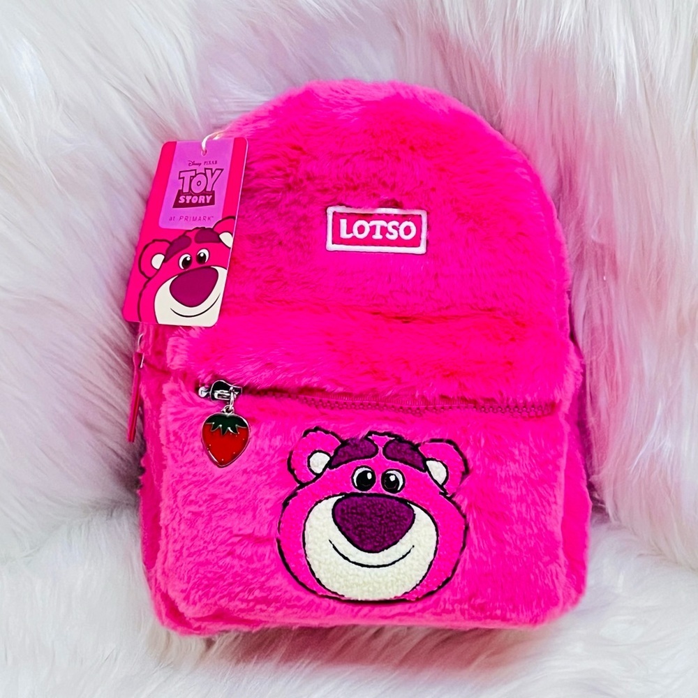 Disney Pixar Primark Toy Story Lotso Bear Fluffy Mini Backpack